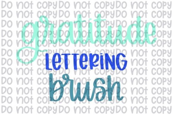 Download Gratitude Procreate Lettering Brush - Procreate lettering Collection