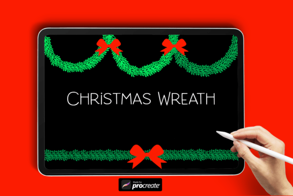 Download Christmas Wreath | Procreate Brush - Wreath Collection