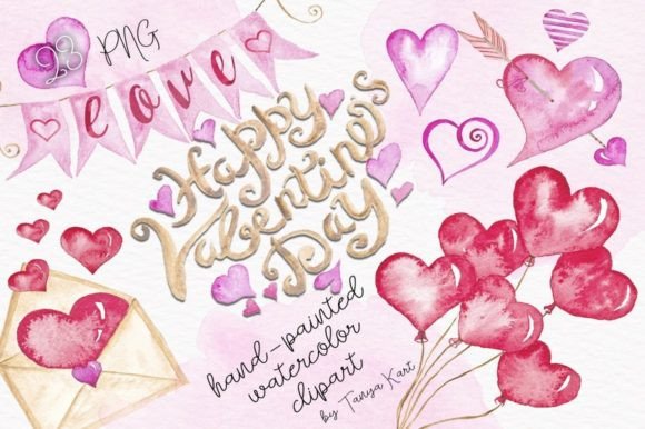 Download Happy Valentines Day Hand Painted - Premium Resources
