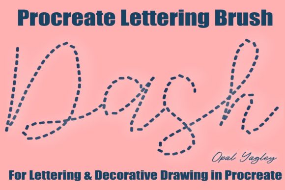 Download Dash Procreate Lettering Brush - Procreate lettering Collection