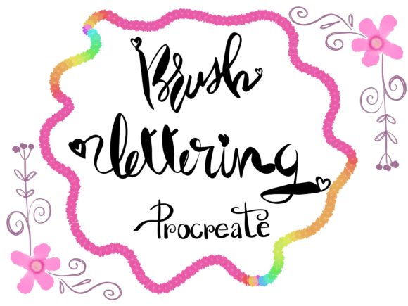 Download 25 Procreate Lettering Brushes - Procreate lettering Collection