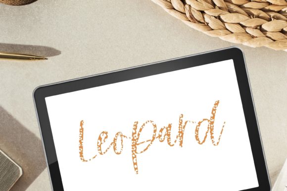 Download Leopard Print Procreate Lettering Brush - Procreate lettering Collection